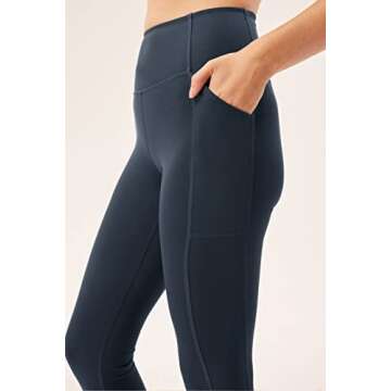 Girlfriend Collective Compressive Pocket Legging (28.5" Inseam), Midnight, S
