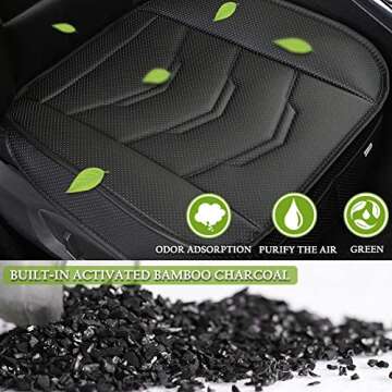 West Llama Breathable PU Leather Car Seat Covers - 2 Pack