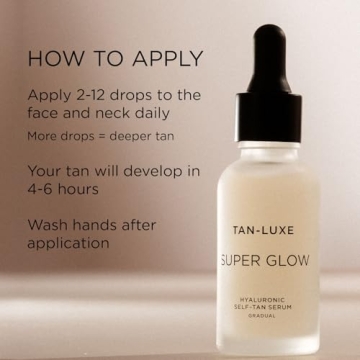 TAN-LUXE Super Glow - Vegan Self-Tan Serum for Healthy Skin
