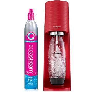 SodaStream Terra Sparkling Water Maker Bundle - Red