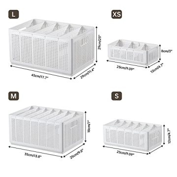 UNZIPE 2 Pack Closet Storage Bins for Organized Spaces