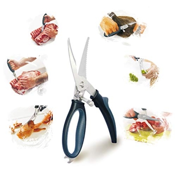 Poultry Shears for Heavy Duty Kitchen Cutting Tasks