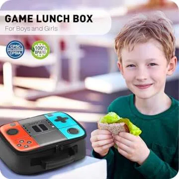 Hairao Kids Lunch Box, Vibrant Game Design for School