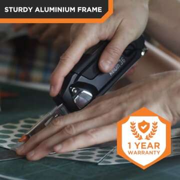 Kelvin Tools K-36 Multi-Tool Set, 36 Integrated Tools, 26 Bit Screwdriver Set, Tape Measure, Corkscrew (Black)