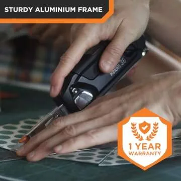 Kelvin Tools K-36 Multi-Tool Set, 36 Integrated Tools, 26 Bit Screwdriver Set, Tape Measure, Corkscrew (Black)