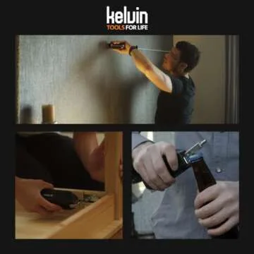 Kelvin Tools K-36 Multi-Tool Set, 36 Integrated Tools, 26 Bit Screwdriver Set, Tape Measure, Corkscrew (Black)