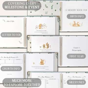 Baby Keepsake Memory Book for Newborns - Perfect Baby Gift