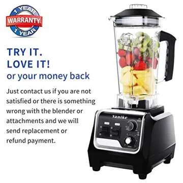 Professional Countertop Blender, 2200W High Power Commercial Blender for Shakes and Smoothies with 70Oz BPA Free Container, Built-in Timer Smoothie Maker Mixer for Crushing Ice, Frozen Dessert