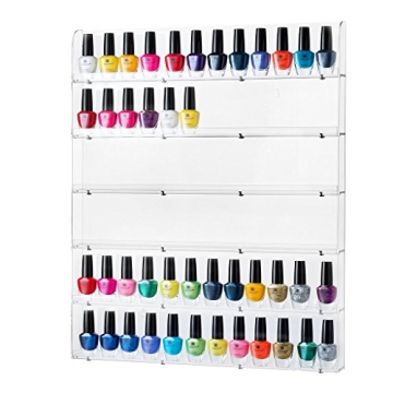 Sagler Rack Acrylic Organizer for 102 Bottles Storage