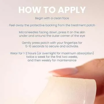 Skyn ICELAND Dissolving Microneedle Under Eye Patches With 39% Hyaluronic Acid & Peptides. No-Slip Eye Mask to Firm And Reduce Wrinkles & Fine Lines, 1 Pair