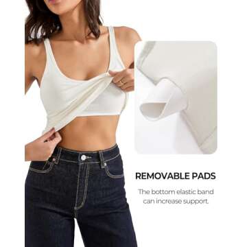 SUUKSESS Women Padded Cotton Ribbed Long Tank Tops | Summer Casual Cami