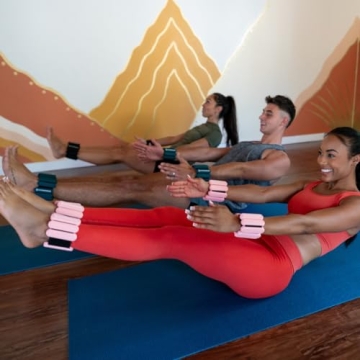 HYPERWEAR Adjustable 1 lb Wrist & Ankle Weights Set