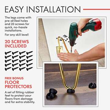 Shop Interesthing Hairpin Legs for Stylish Furniture Solutions