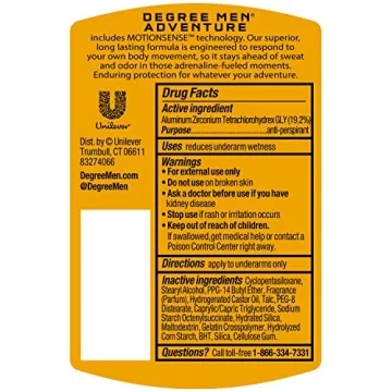 Degree Men Advanced Protection Antiperspirant Deodorant Adventure