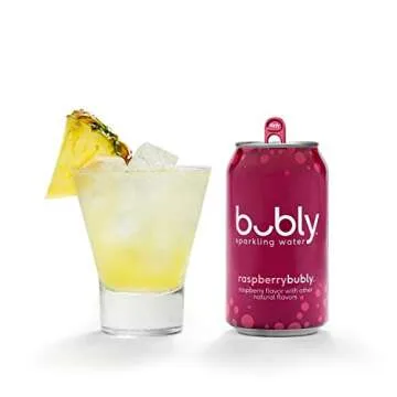 bubly Sparkling Water, Berry Peachy Variety Pack, 12 fl oz. Cans, (Pack of 18)