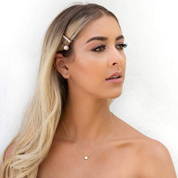 Dainty PAVOI 14K Gold Dot Necklace for Elegant Layering