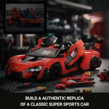 Mould King Super car Sanna MOC Building Blocks and Construction Toy, Collectible Cars Set to Build, ...