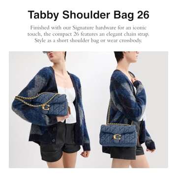 Coach Tabby Shoulder Bag 26, Indigo