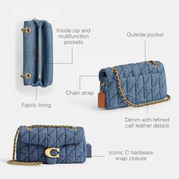 Coach Tabby Shoulder Bag 26, Indigo