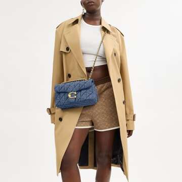 Coach Tabby Shoulder Bag 26, Indigo