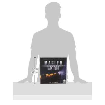 Maglev Metro Board Game, Strategy Board Game for Adults and Family, Tile Laying, Engine Building, Fun Pick Up and Deliver Gameplay, Futuristic Theme