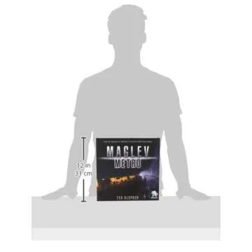 Maglev Metro Board Game, Strategy Board Game for Adults and Family, Tile Laying, Engine Building, Fun Pick Up and Deliver Gameplay, Futuristic Theme
