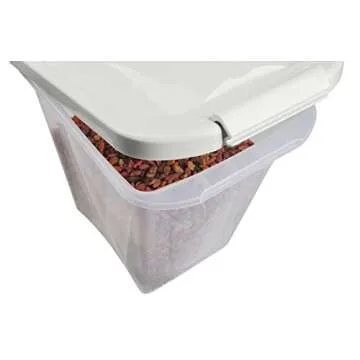 Van Ness 10-Pound Food Container with Fresh-Tite Seal (FC10) white