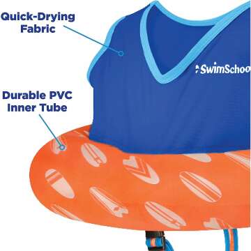 SwimSchool Swim Trainer Vests for Toddlers Ages 2-4