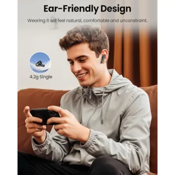 ZIUTY Wireless Earbuds with Touchscreen and ANC Technology