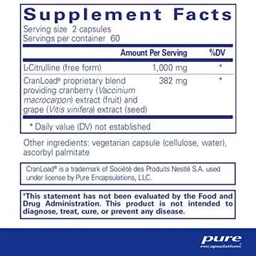 Pure Encapsulations Nitric Oxide Ultra (Capsules) - Supplement Supports Nitric Oxide Production, Hea...