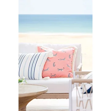 Hofdeco Tropical Pink Leopard Pillow Cover 20x20 Outdoor