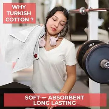 Luxurious TEXTILOM 100% Turkish Cotton Towel Set for Every Bath
