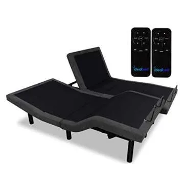 iDealBed 3i Custom Adjustable Bed Base, Wireless, Zero Gravity, One Touch Comfort Positions, Program...