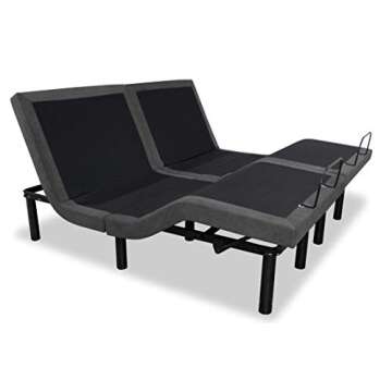 iDealBed 3i Custom Adjustable Bed Base, Wireless, Zero Gravity, One Touch Comfort Positions, Programmable Memory, Advanced Smooth Silent Operation (Split King)
