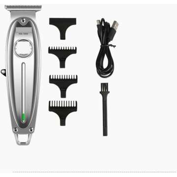 WAKAIP Cordless Hair Clipper for Men - T-Blade Trimmer