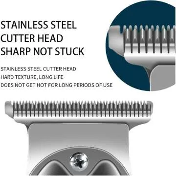 WAKAIP Cordless Hair Clipper for Men - T-Blade Trimmer