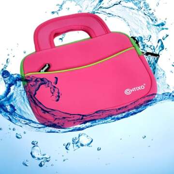 Contixo 10" Tablet Sleeve Bag for Kids - Durable & Secure