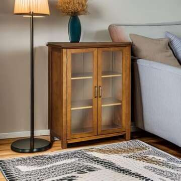 Teamson Home Avery 3-Tier Floor Cabinet for Stylish Storage