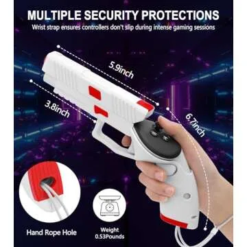 VR Controller Grip Accessories for Meta Quest 3S/ Quest 3 -Delivering and Precision for FPS Games and Beyond VR