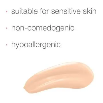 Neutrogena Healthy Skin Sensitive Skin Serum Foundation with Pro-Vitamin B5, Color Correcting & Pore Minimizing Liquid Foundation & Face Serum, Buildable Coverage, Light 02, 1 oz