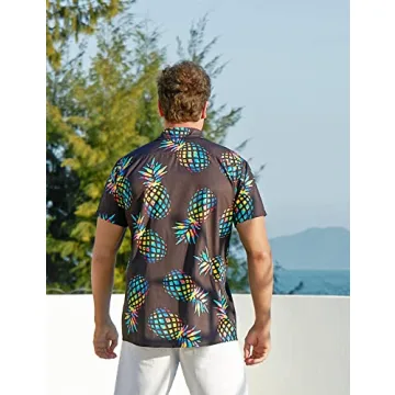 Men's Hawaiian Shirt Comfortable Tropical Print Casual Wear