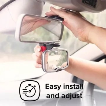 Diono See Me Too Baby Mirror for Car Safety & Visibility