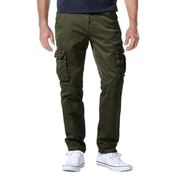 Match Men's Casual Wild Cargo Pants - Durable Outdoor Work Wear #6531 (32, Army Green)
