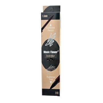 Music Flower Dual-Ended Waterproof Eyebrow Pencil