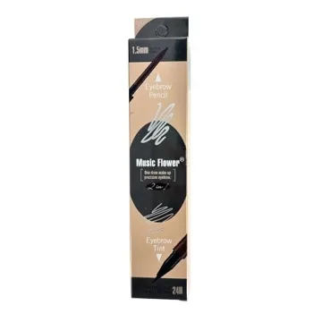 Music Flower Dual-Ended Waterproof Eyebrow Pencil