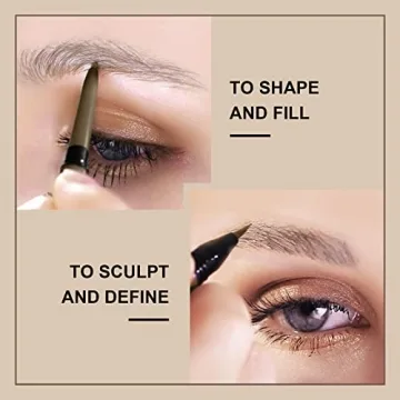 Music Flower Dual-Ended Waterproof Eyebrow Pencil
