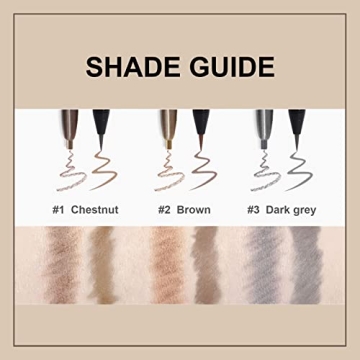 Music Flower Dual-Ended Waterproof Eyebrow Pencil