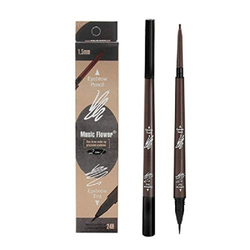 Music Flower Dual-Ended Waterproof Eyebrow Pencil