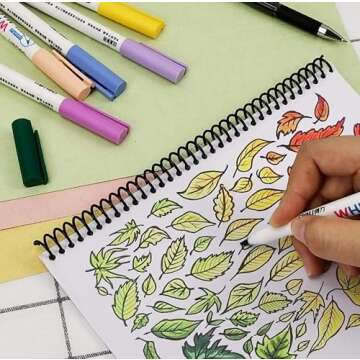 Plutreas 100 Pack Plastic Spiral Binding Coils, 4:1 Pitch, Spiral Binding Spines for Office Document...