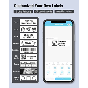 Phomemo D30 Label Maker - Portable Bluetooth Label Printer